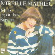 Discos de vinilo: MIREILLE MATHIEU - MILLE COLOMBES / SAGAPO - PHILIPS. Lote 376747564