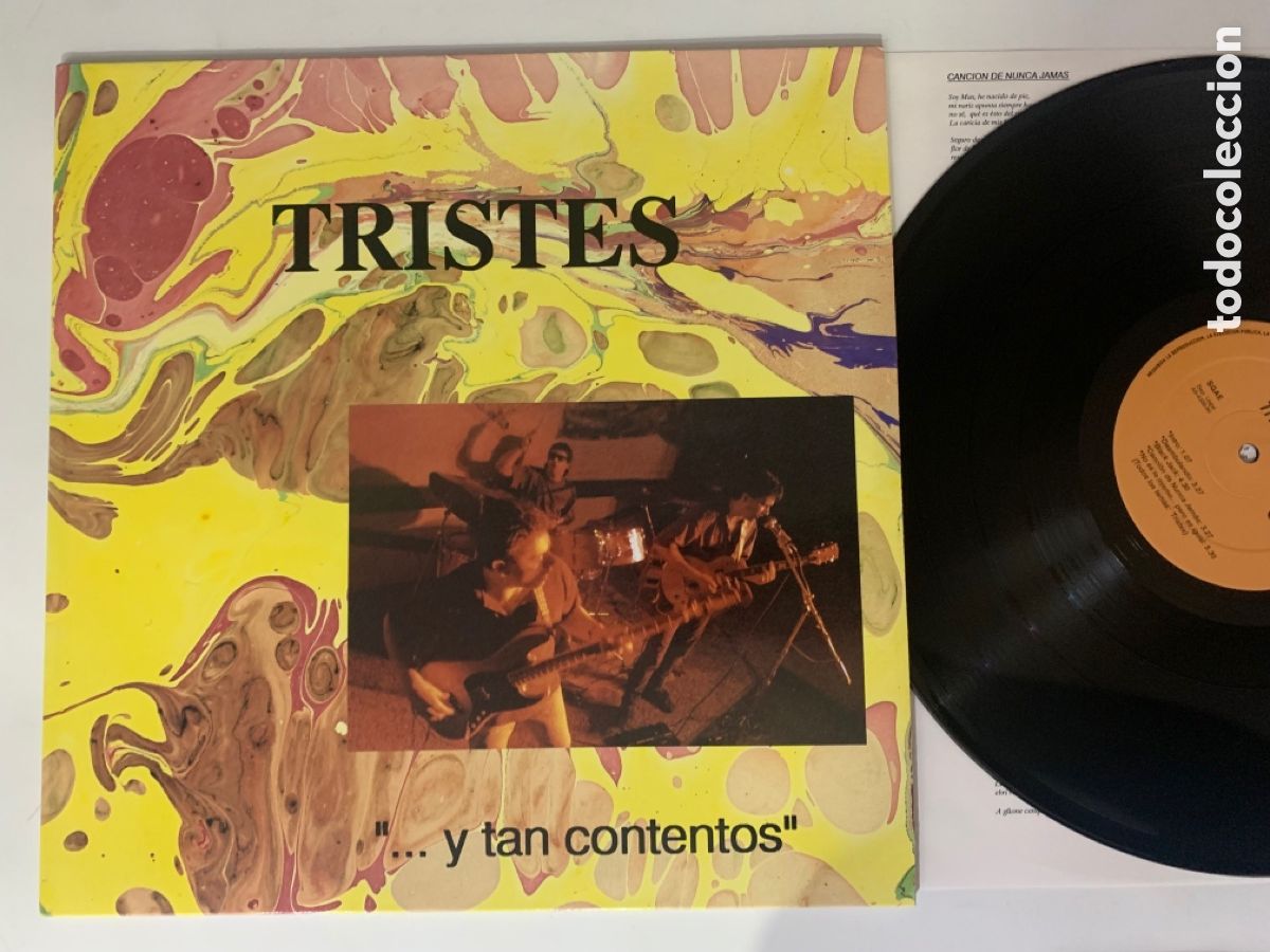 Discos de vinilo: LP Tristes &ndash; ...Y Tan Contentos - Foto 1