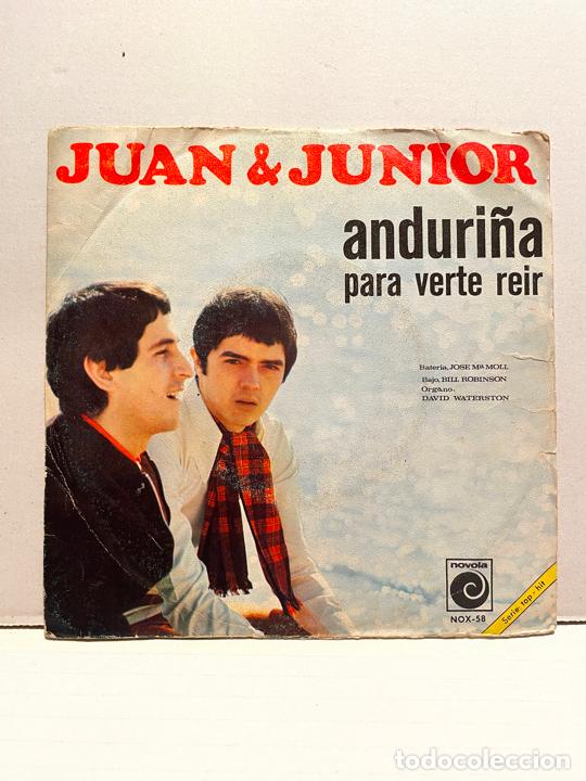 Discos de vinilo: SINGLE DE JUAN Y JUNIOR - Foto 1