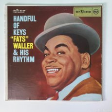 Discos de vinilo: ”FATS” WALLER & HIS RHYTHM – HANDFUL OF KEYS, US 1957 RCA VICTOR. Lote 376778084