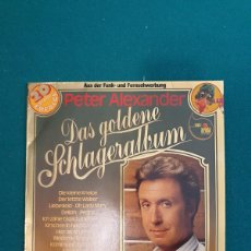 Discos de vinilo: PETER ALEXANDER – DAS GOLDENE SCHLAGERALBUM. Lote 376790029