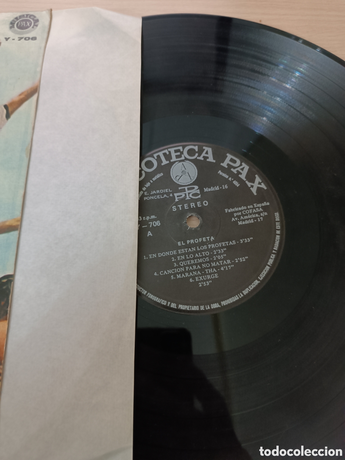 Discos de vinilo: VINILO EL PROFETA - Foto 3