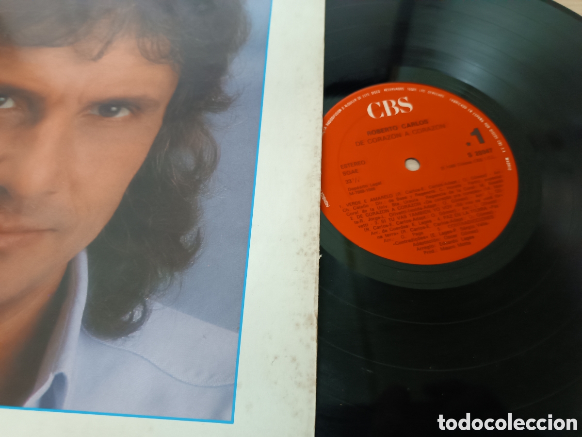 Discos de vinilo: VINILO ROBERTO CARLOS, DE CORAZ&Oacute;N A CORAZ&Oacute;N - Foto 3