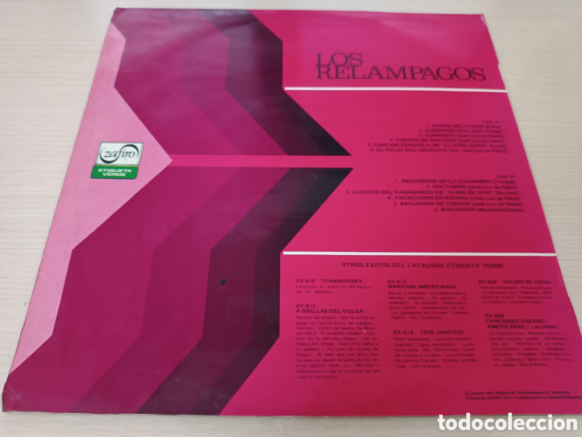 Discos de vinilo: VINILO LOS REL&Aacute;MPAGOS - Foto 2