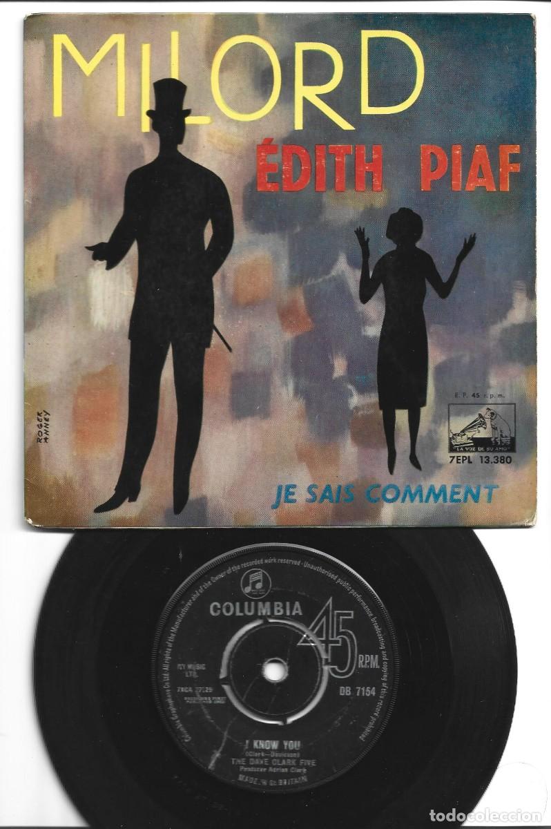 Disques de vinyle: 1 vinilo antiguo edith piaf 1959