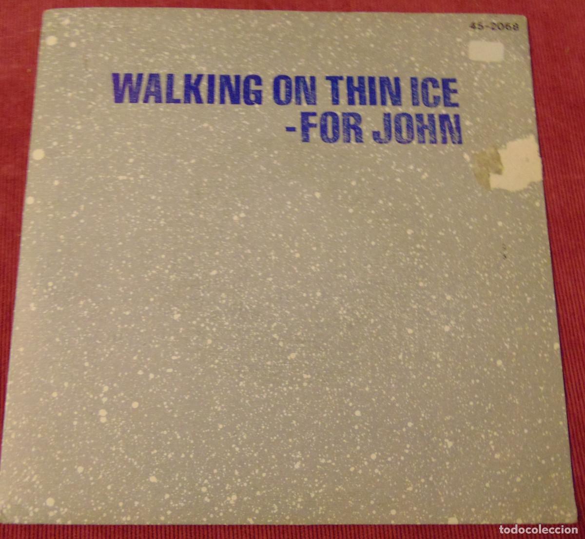 Discos de vinilo: YOKO ONO - WALKING ON THIN ICE (FOR JOHN) - SINGLE 1981 - Foto 1