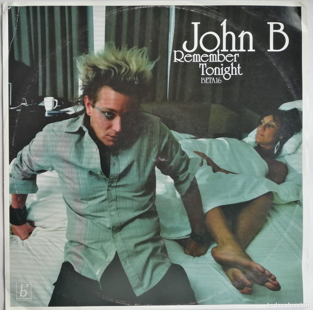 Discos de vinilo: John B, Remember Tonight, Beta Recordings BETA16 - Foto 1