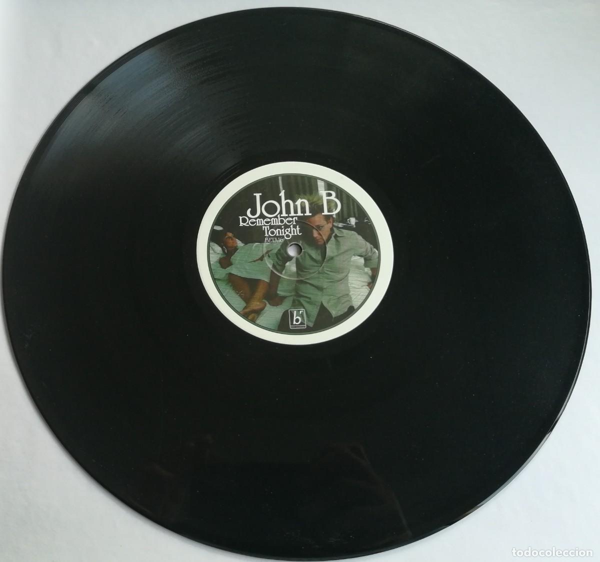 Discos de vinilo: John B, Remember Tonight, Beta Recordings BETA16 - Foto 3