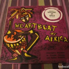 Discos de vinilo: EP HEARTBEAT OF AFRICA SERIES 2 BIRDSONGS OF AFRICA + INSERT