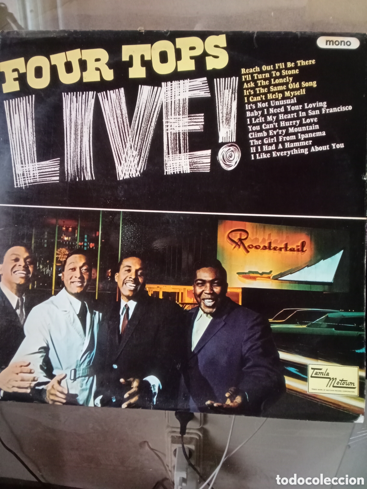 Discos de vinilo: FOUR TOPS &rdquo;LIVE&rdquo;. Original 1966 MONO. Copia UK - Foto 1