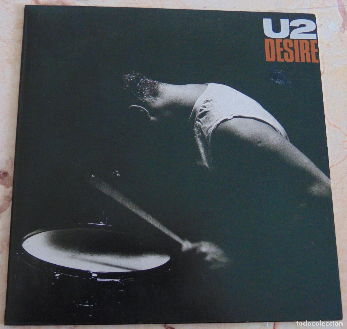 Discos de vinilo: U2 &ndash; Desire - SINGLE 1988 PORTADA GATEFOLD - Foto 2
