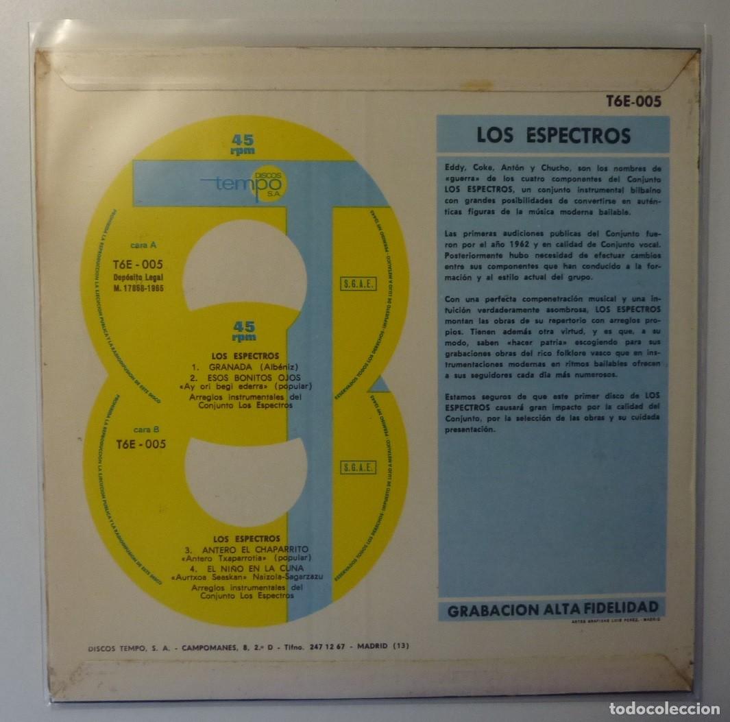 Discos de vinilo: LOS ESPECTROS / GRANADA+3 / 1965 / EP - Foto 2