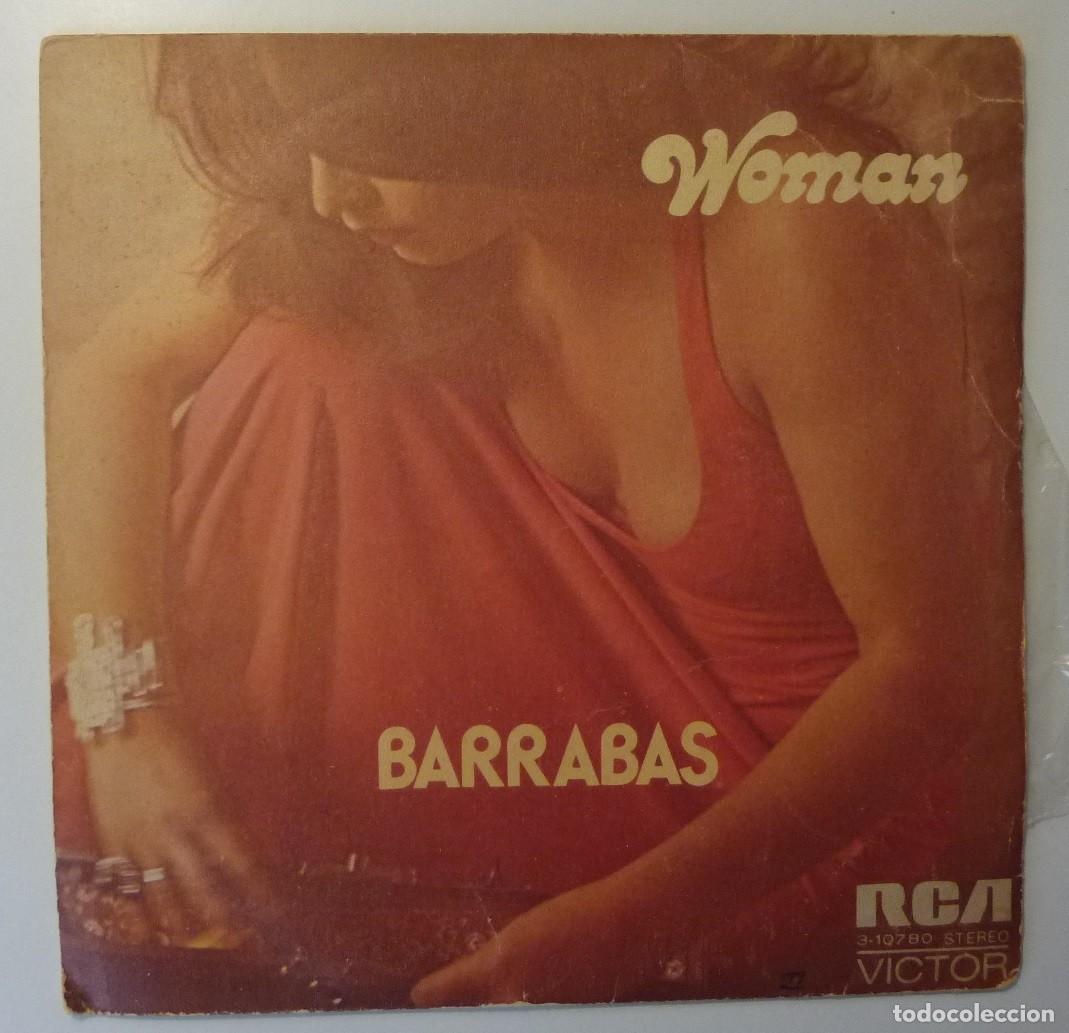 Discos de vinilo: BARRABAS / WOMAN / 1972 / SINGLE - Foto 1