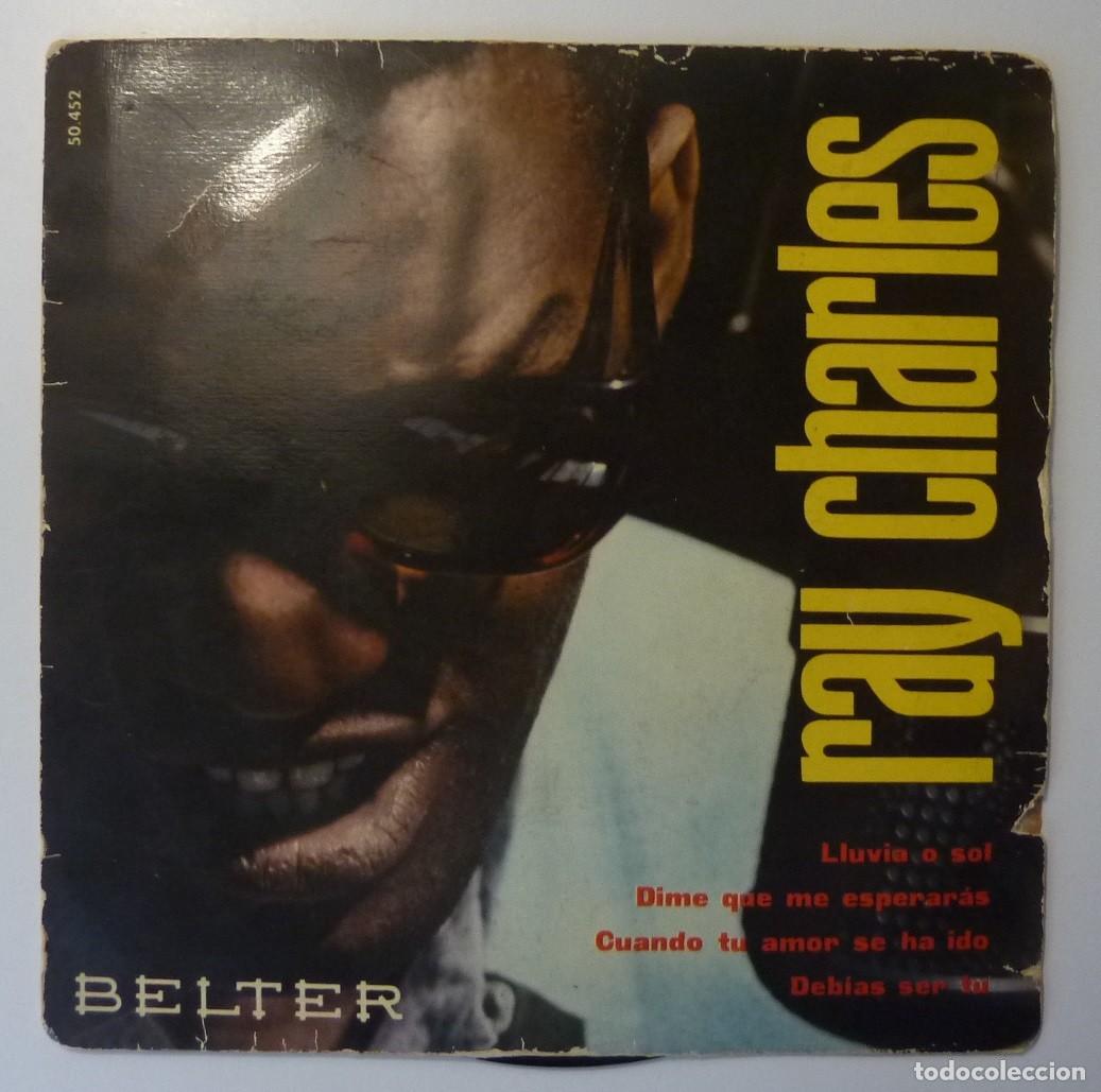 Discos de vinilo: RAY CHARLES / LLUVIA O SOL+3 / 1961 / EP - Foto 1