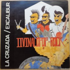 Discos de vinilo: LA CRUZADA / EXCALIBUR 'II VINALOPOP-ROCK' - PROMOCIONAL