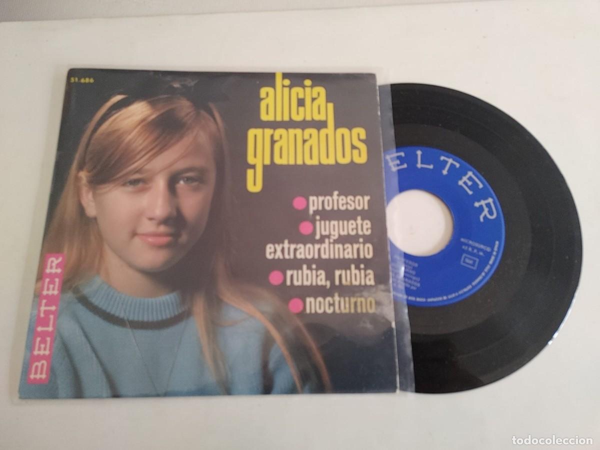 Discos de vinilo: ALICIA GRANADOS-EP PROFESOR +3 - Foto 1