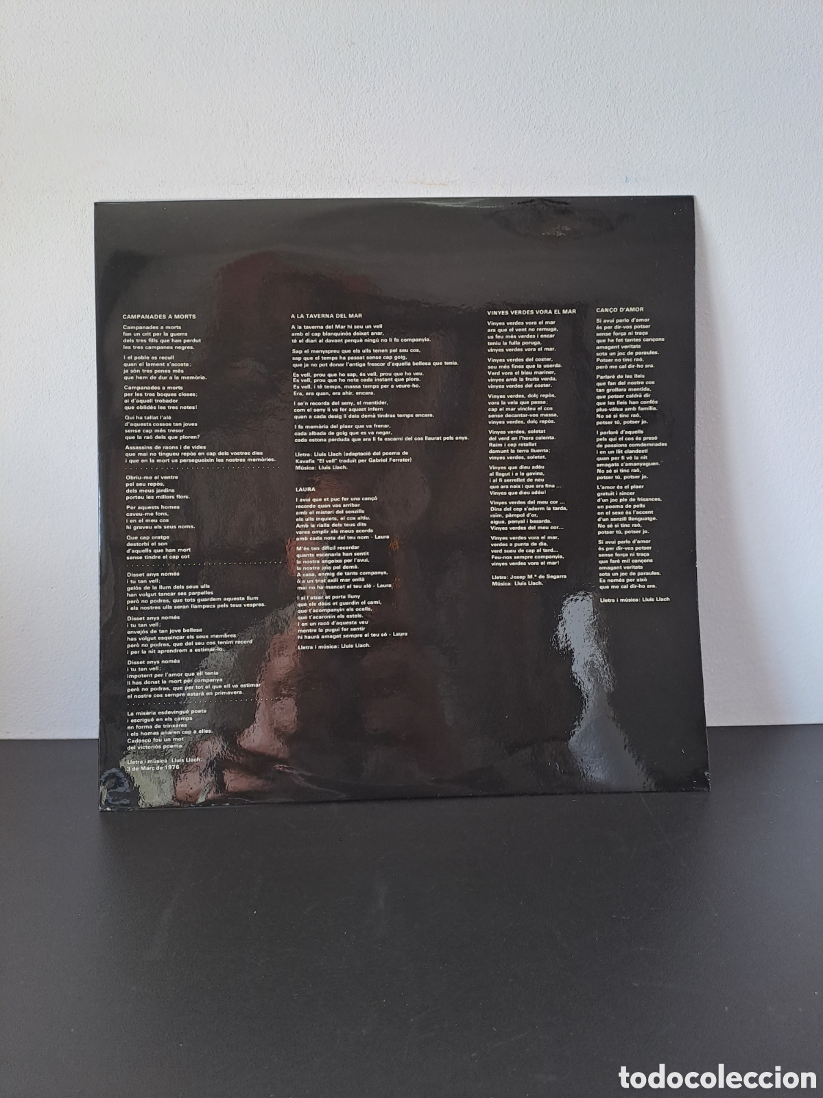 Discos de vinilo: *Lluis Llach&nbsp;&ndash;&nbsp;Campanades A Morts. C.1 - Foto 5