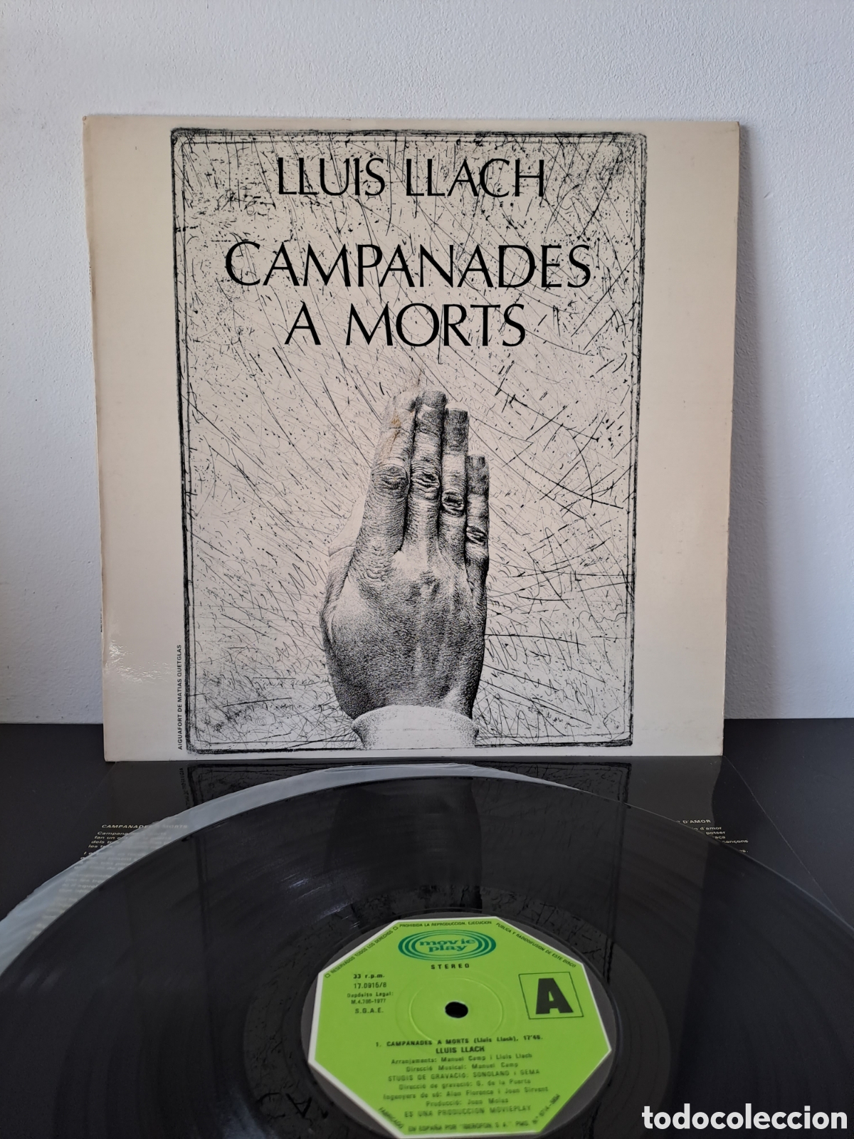 Discos de vinilo: *Lluis Llach&nbsp;&ndash;&nbsp;Campanades A Morts. C.1 - Foto 1