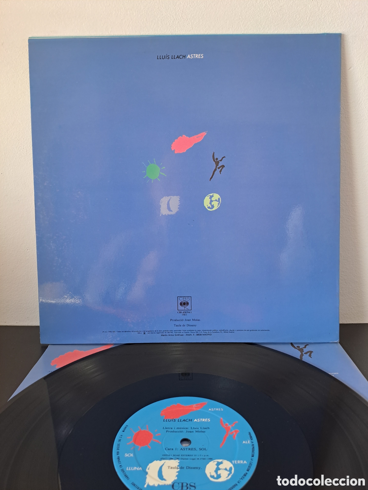 Discos de vinilo: *Llu&iacute;s Llach*&nbsp;&ndash;&nbsp;Astres. C.1 - Foto 2