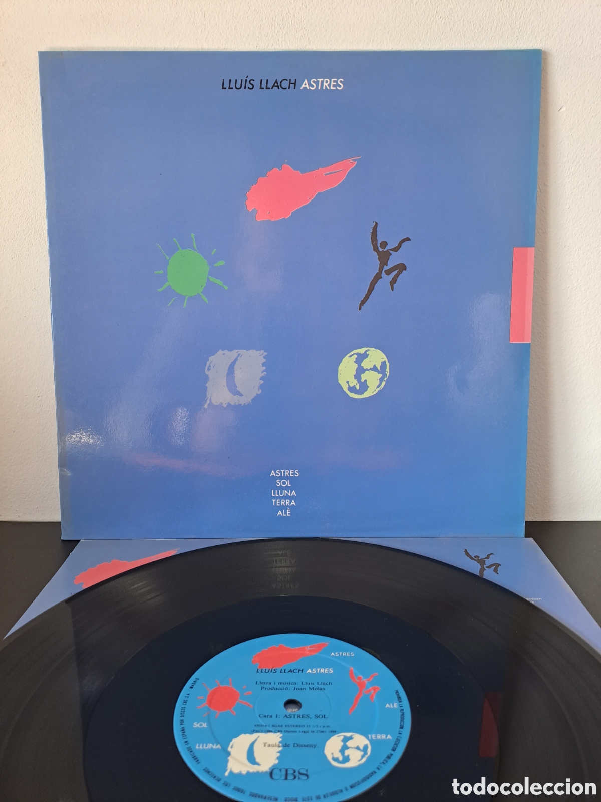 Discos de vinilo: *Llu&iacute;s Llach*&nbsp;&ndash;&nbsp;Astres. C.1 - Foto 1