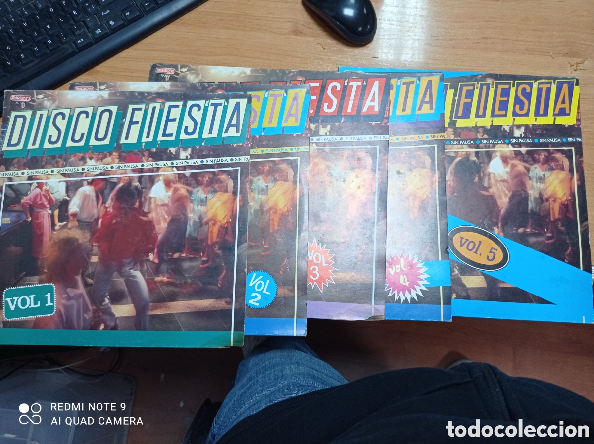 Discos de vinilo: Lote de 5 lps disco fiesta - Foto 1