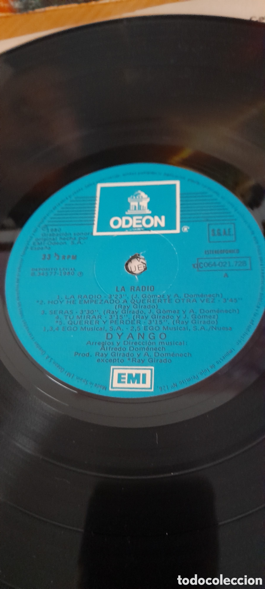 Discos de vinilo: Disco Dyango,La Radio - Foto 2