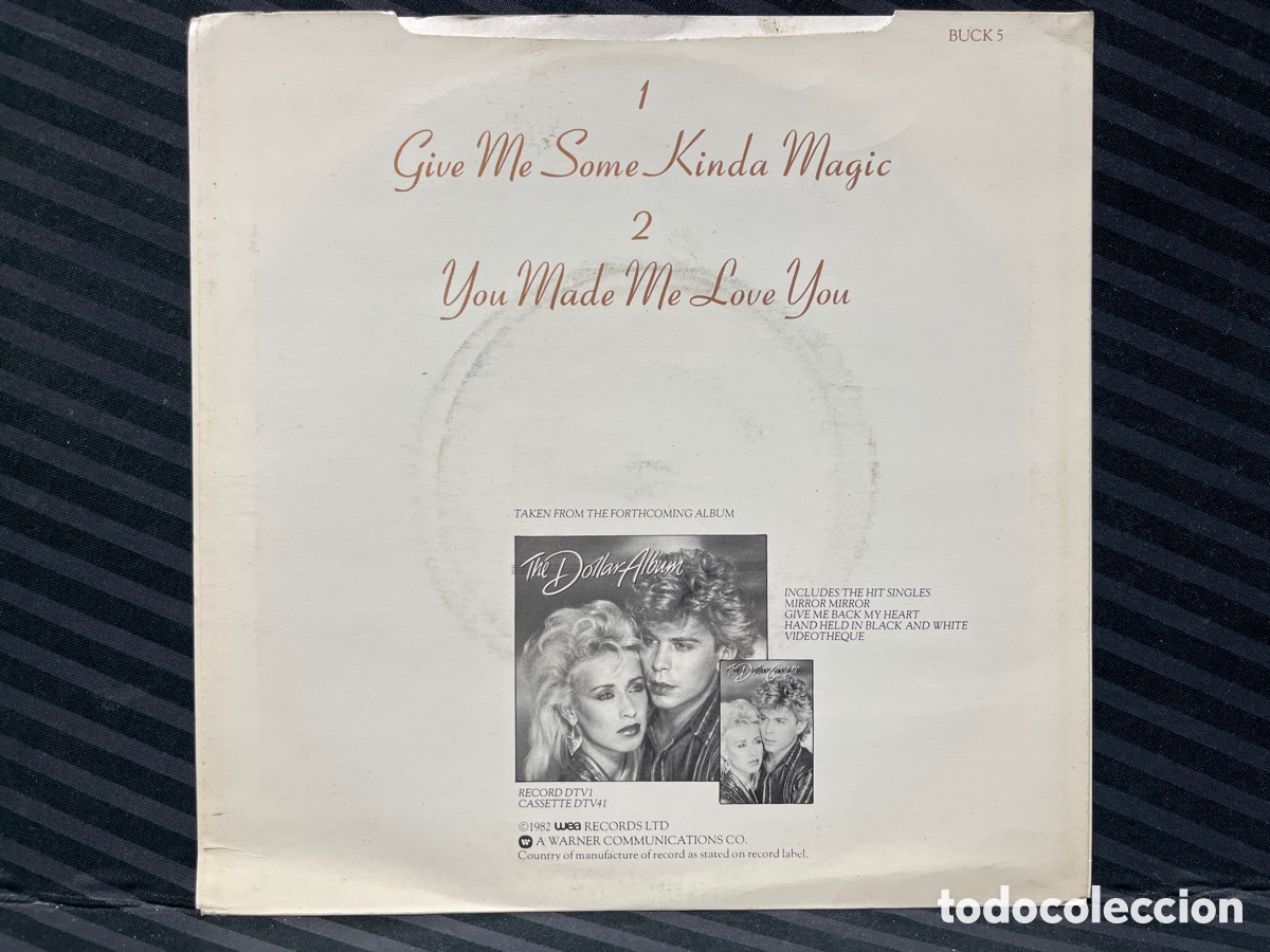 Discos de vinilo: Dollar - Give Me Some Kinda Magic (7&rdquo;, Single) - Foto 2