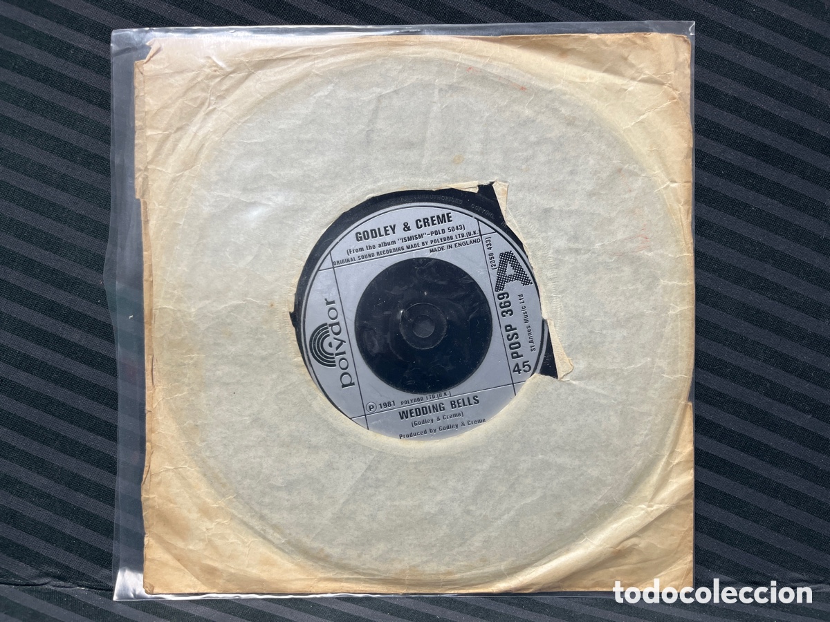 Discos de vinilo: Godley & Creme - Wedding Bells (7&rdquo;, Single, Inj) - Foto 1