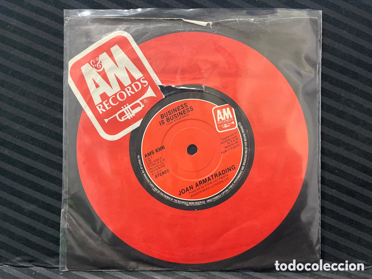Discos de vinilo: Joan Armatrading - Drop The Pilot (7&rdquo;, Single) - Foto 2