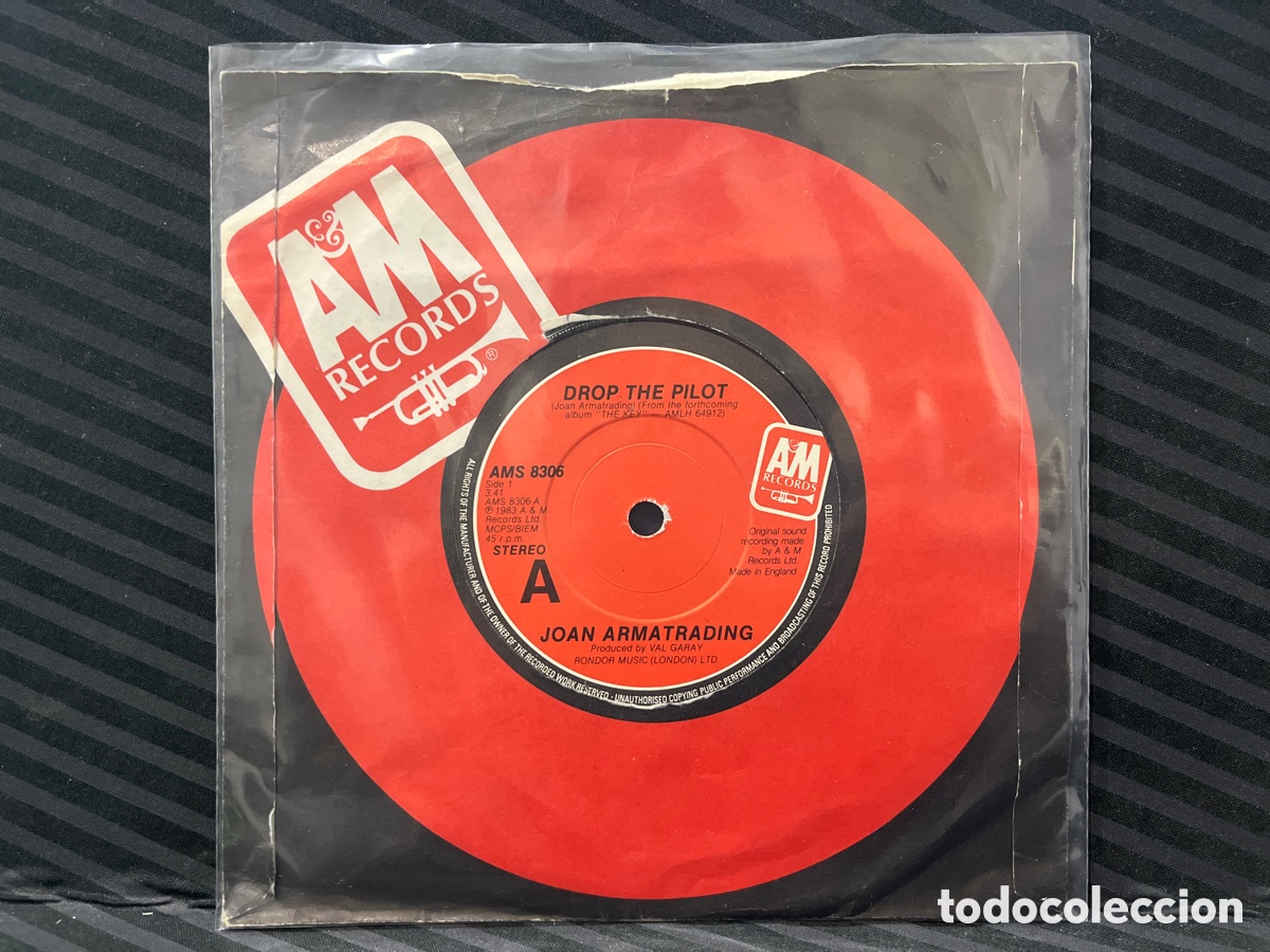 Discos de vinilo: Joan Armatrading - Drop The Pilot (7&rdquo;, Single) - Foto 1