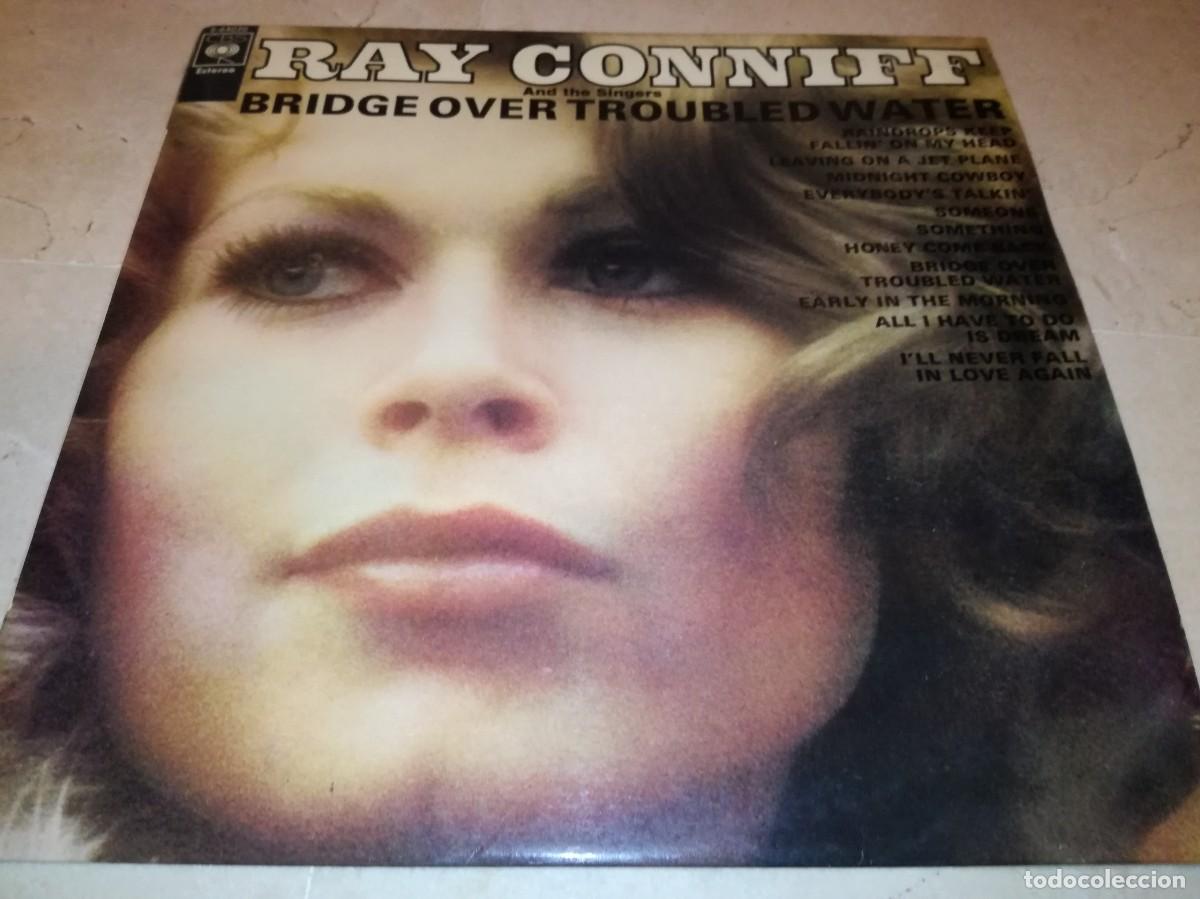 Discos de vinilo: RAY CONNIFF ORQUESTA & THE SINGERS BRIDGE OVER TROUBLED WATER - Foto 1