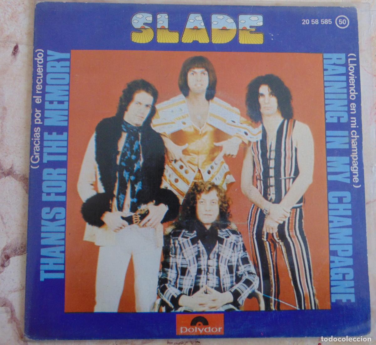 Discos de vinilo: SLADE - THANKS FOR THE MEMORY - SINGLE 1975 - Foto 2