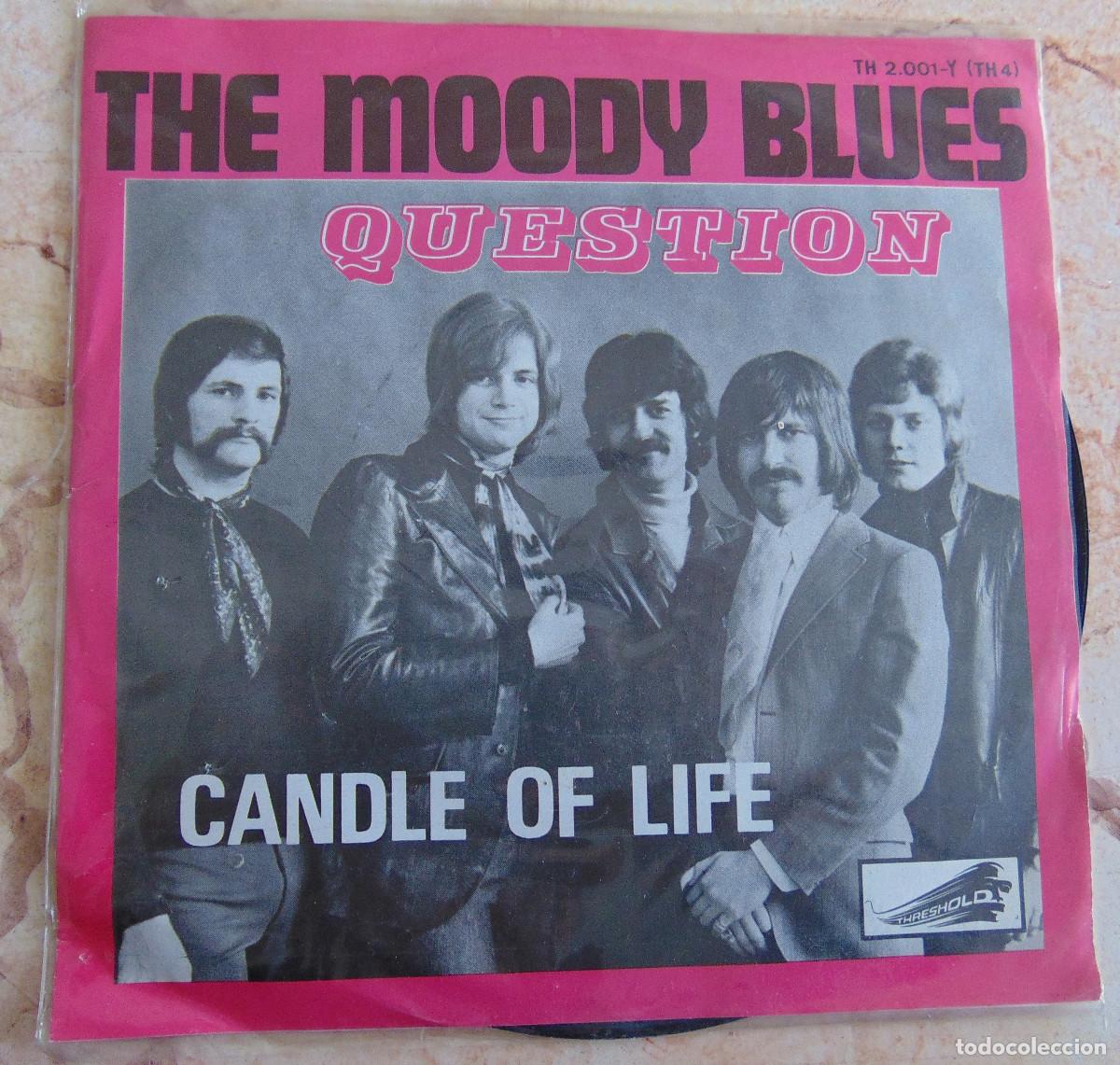Discos de vinilo: The Moody Blues &ndash; Question - SINGLE 1970 - Foto 1