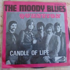 Discos de vinilo: THE MOODY BLUES – QUESTION - SINGLE 1970