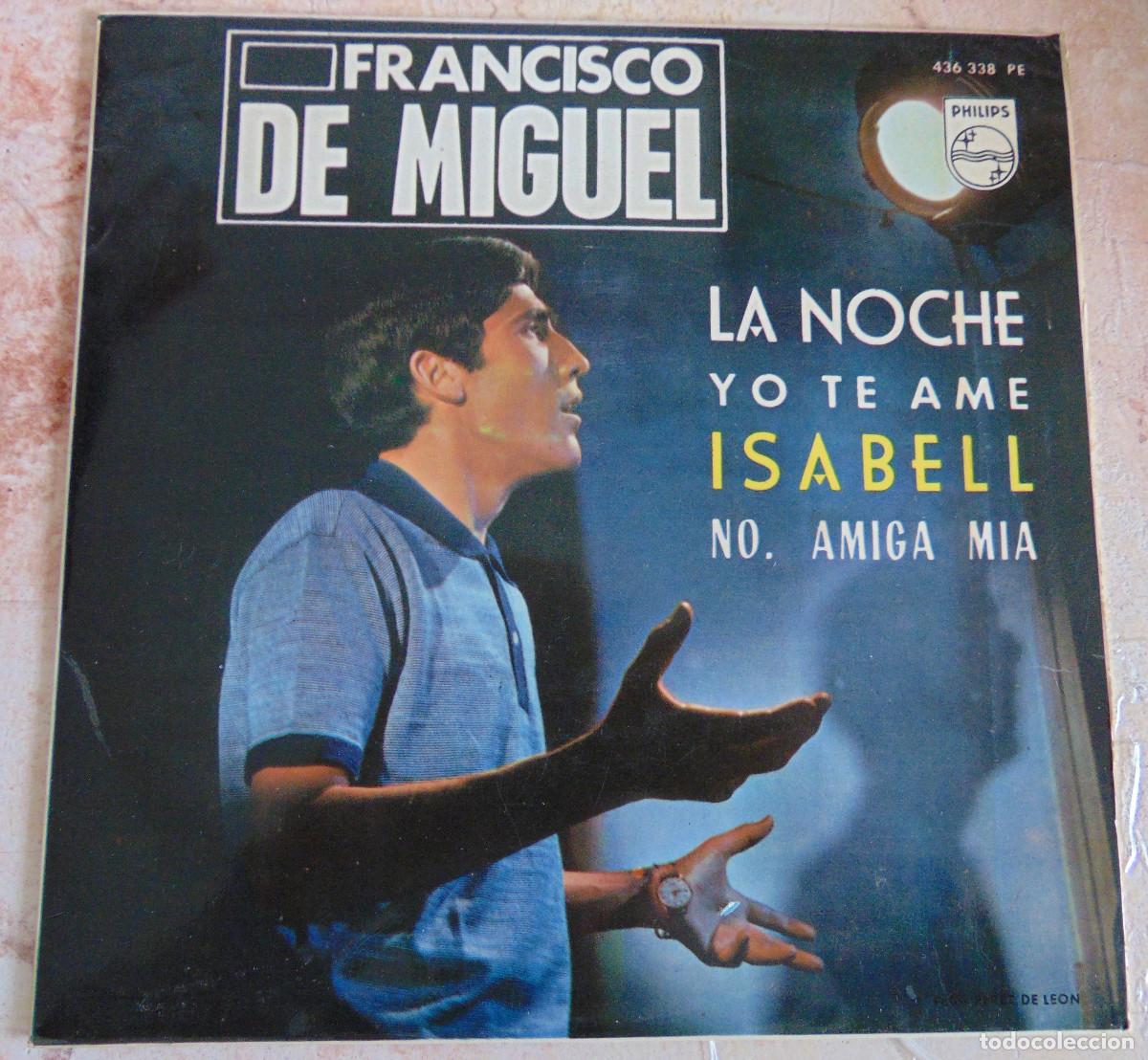 Discos de vinilo: Francisco De Miguel &ndash; La Noche + 3 - ep 1965 - Foto 1