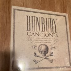 Discos de vinilo: BUNBURY - CANCIONES 1987 - 2017 - PRECINTADO. Lote 377010989