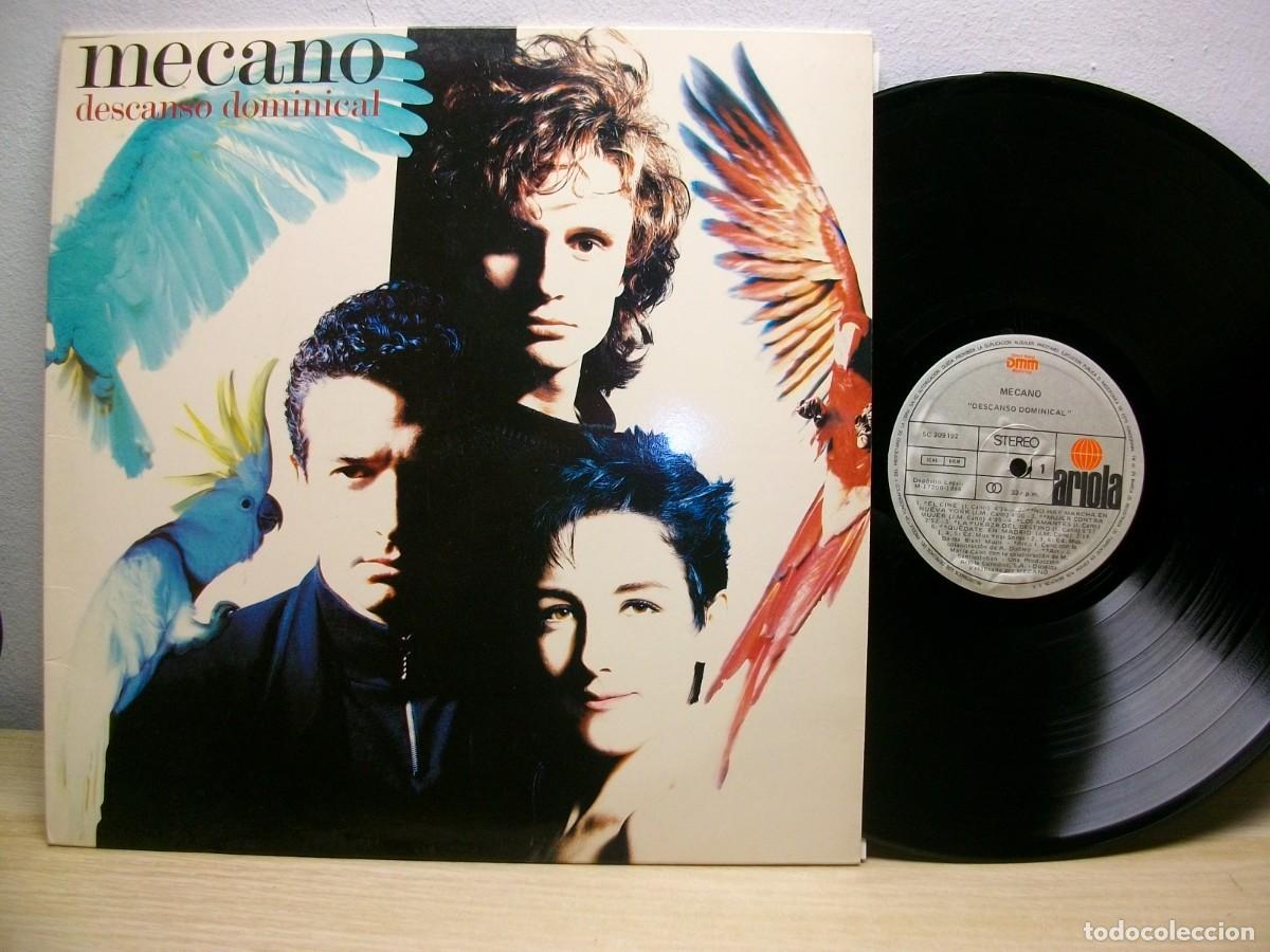 Discos de vinilo: Mecano &ndash; Descanso Dominical LP 1988 - Foto 1