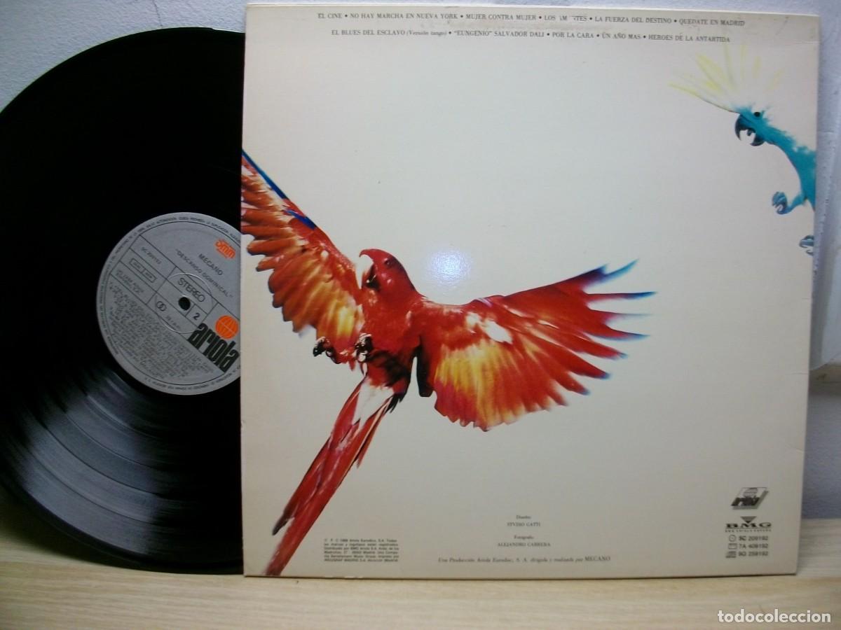 Discos de vinilo: Mecano &ndash; Descanso Dominical LP 1988 - Foto 2