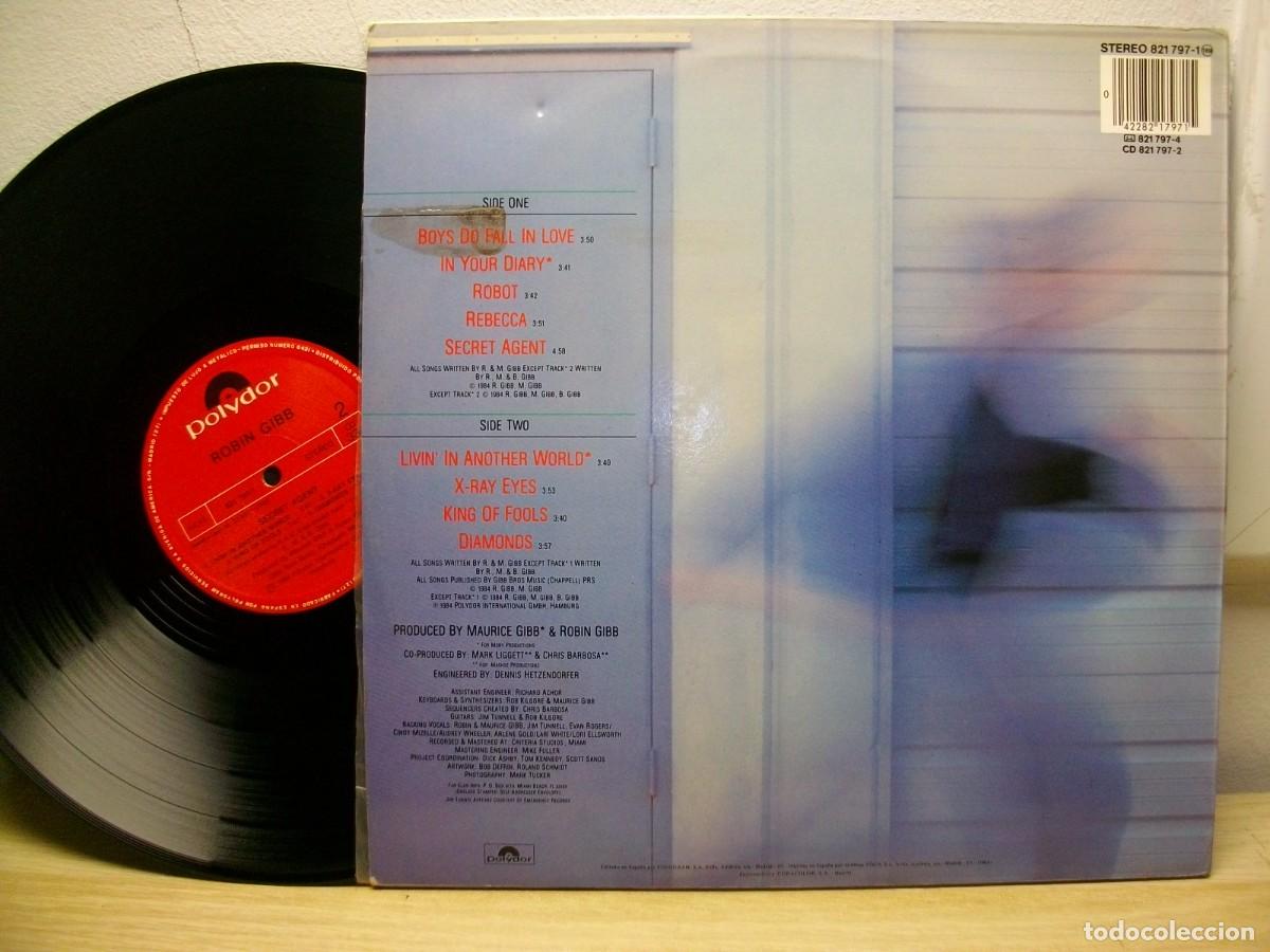 Discos de vinilo: Robin Gibb &rdquo;Secret Agent&rdquo; LP - Foto 2