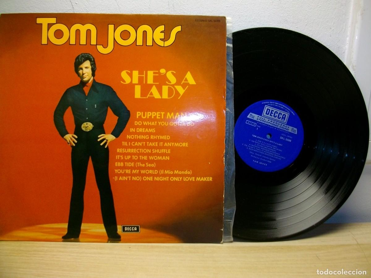 Discos de vinilo: Tom Jones &ndash; SHES A LADY LP - Foto 1