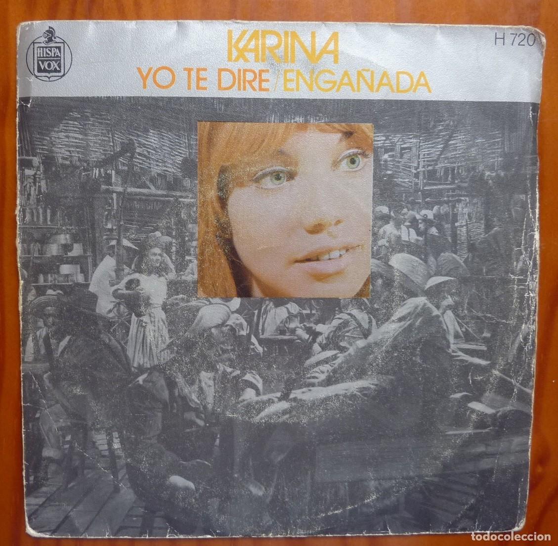 Discos de vinilo: KARINA / YO TE DIRE / 1971 / SINGLE - Foto 1