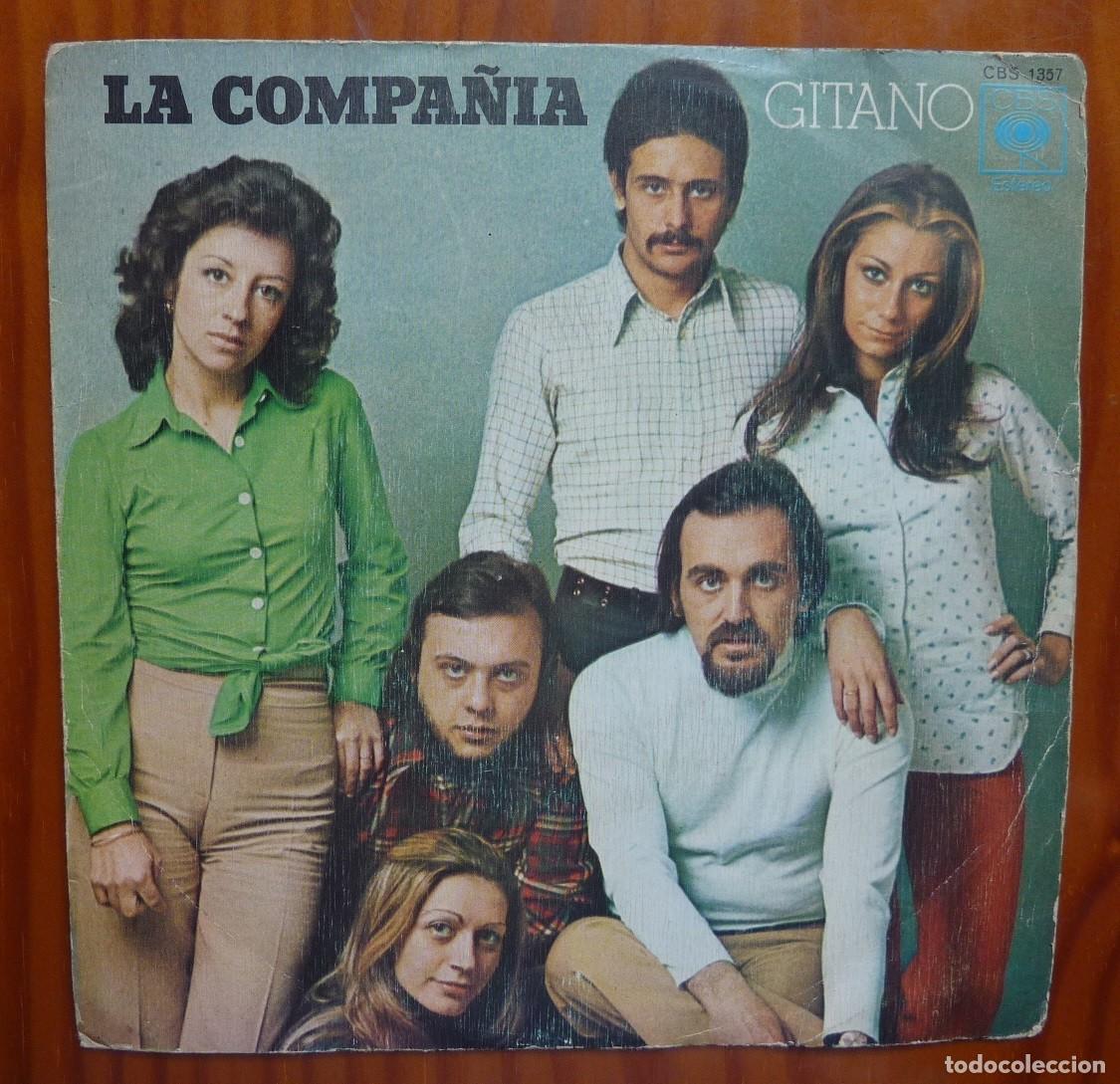 Discos de vinilo: LA COMPA&Ntilde;IA / GITANO / 1973 / SINGLE - Foto 1