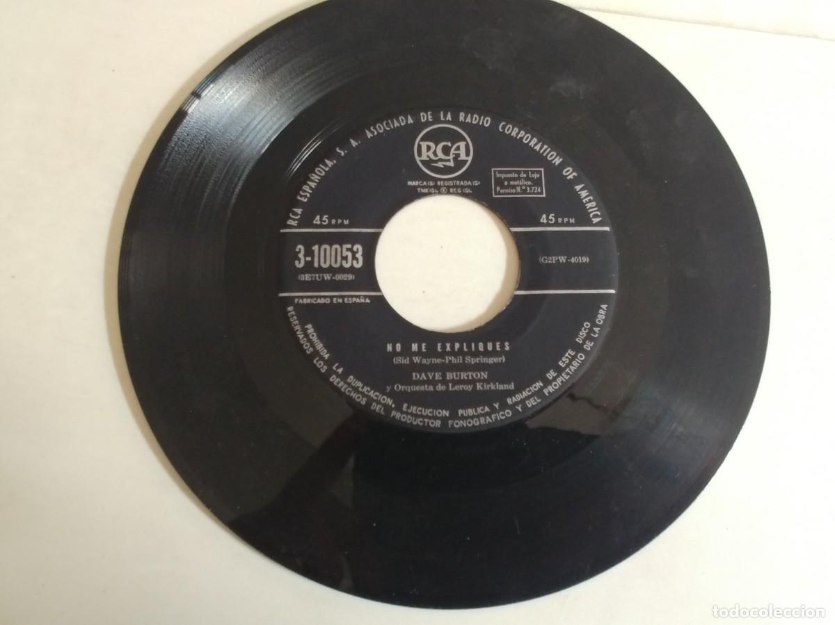 Discos de vinilo: DAVE BURTON-SINGLE ROCK Rock N Roll Ruby-SIN FUNDA - Foto 2