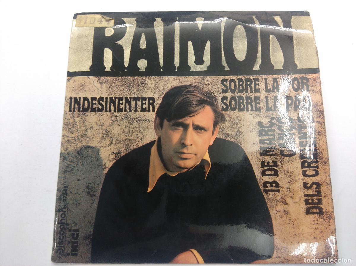 Discos de vinilo: RAIMON/SOBRE LA POR/SINGLE. - Foto 1