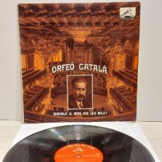 Discos de vinilo: ORFEÓ CATALÀ / HOMENAJE AL MTRO. DON LUIS MILLET / LP-LA VOZ DE SU AMO-1959 / MBC. ***/***. Lote 377069844