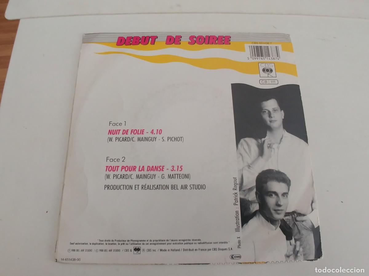 Discos de vinilo: DEBUT DE SOIREE-SINGLE NUIT DE FOLIES - Foto 2