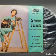 Discos de vinilo: CATERINA VALENTE / LA MALAGUEÑA + 3 / DECCA 1963. Lote 377104514