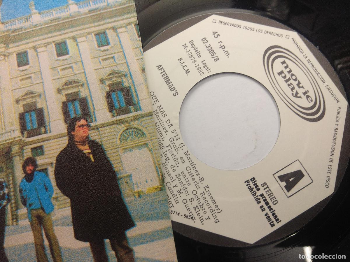 Discos de vinilo: AFTERMADS/QUE MAS DA/SINGLE. - Foto 2