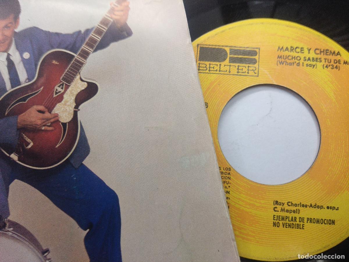 Discos de vinilo: MARCE Y CHEMA/POPURRI/SINGLE PROMOCIONAL. - Foto 2