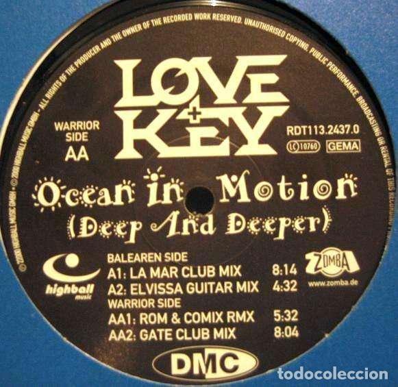 Discos de vinilo: Ocean In Motion (12&rdquo; Maxi) - Love & Key - Foto 1